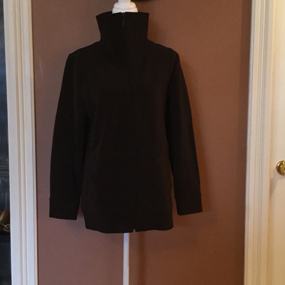 Dana Buchman Zip Up Brown Jacket